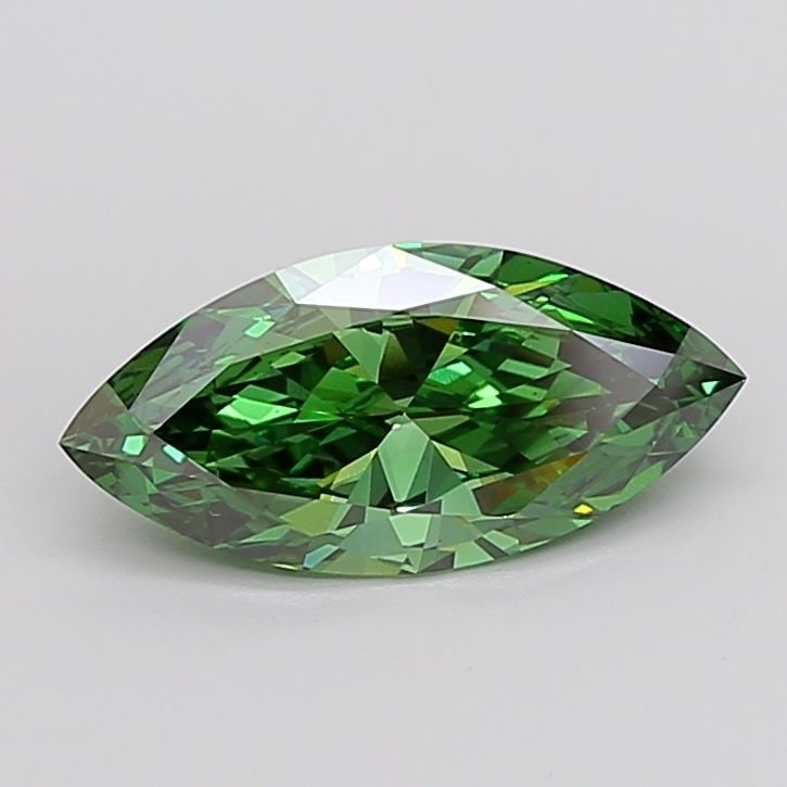 Loose Diamond - MARQUISE 4.1ct Fancy Vivid Green VS1 (1 of 1)