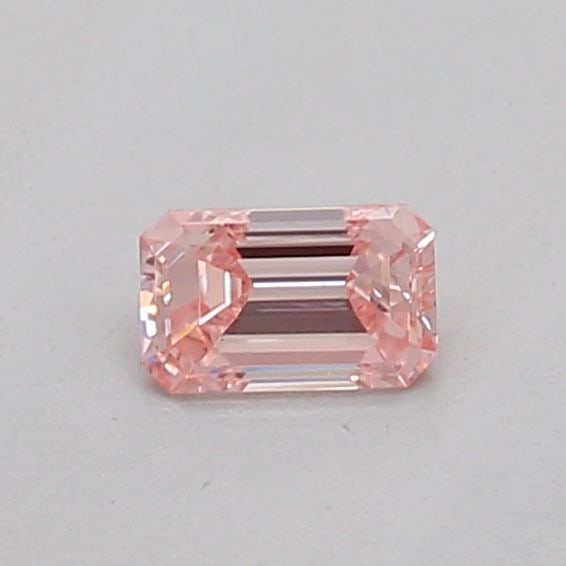 Loose Diamond - EMERALD 0.14ct Fancy Intense Pink VS1: Loose Diamond - EMERALD 0.14ct Fancy Intense Pink VS1 Source: This is a real non-mined Diamond that has been grown in a lab Shape: EMERALD Carats: 0.14 Color: Fancy Intense Pink Certification: IGI The
