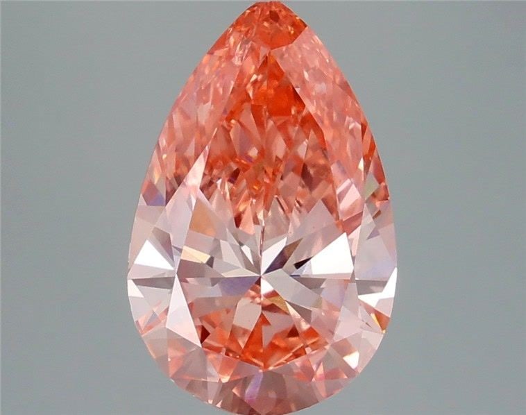 Loose Diamond - PEAR 4.04ct Fancy Vivid Pink VVS2 (1 of 1)