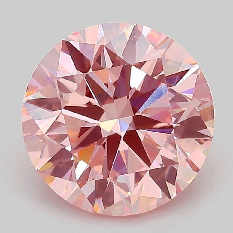 Loose Diamond - ROUND 2.94ct Fancy Vivid Pink VS1 (1 of 1)