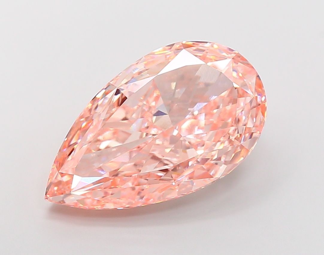 Loose Diamond - PEAR 16.03ct Fancy Intense Pink VVS2 (1 of 1)