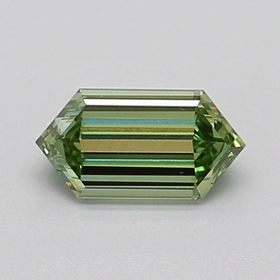 Loose Diamond - HEXAGONAL 0.54ct Fancy Vivid Green VS1 (1 of 1)