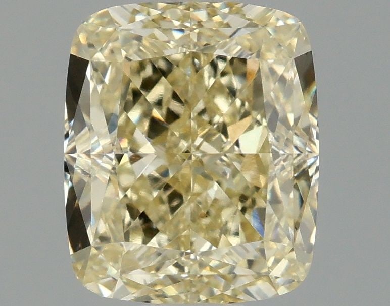 Loose Diamond - CUSHION MODIFIED 1.51ct Fancy Yellow VVS2: Loose Diamond - CUSHION MODIFIED 1.51ct Fancy Yellow VVS2 Source: This is a real non-mined Diamond that has been grown in a lab Shape: CUSHION MODIFIED Carats: 1.51 Color: Fancy Yellow Certification: 