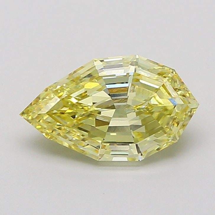 Loose Diamond - PEAR 2.1ct Fancy Yellow VS1: Loose Diamond - PEAR 2.1ct Fancy Yellow VS1 Source: This is a real non-mined Diamond that has been grown in a lab Shape: PEAR Carats: 2.1 Color: Fancy Yellow Certification: IGI Video: