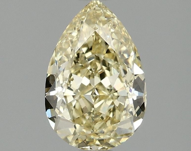 Loose Diamond - PEAR 1.56ct Fancy Yellow VS1: Loose Diamond - PEAR 1.56ct Fancy Yellow VS1 Source: This is a real non-mined Diamond that has been grown in a lab Shape: PEAR Carats: 1.56 Color: Fancy Yellow Certification: IGI Video: