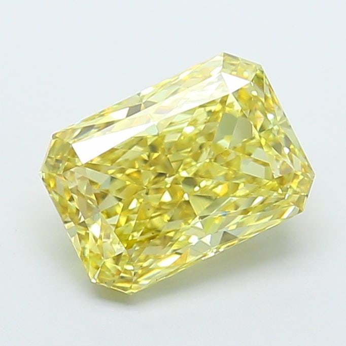 Loose Diamond - RADIANT 5.08ct Fancy Intense Yellow VS2: Loose Diamond - RADIANT 5.08ct Fancy Intense Yellow VS2 Source: This is a real non-mined Diamond that has been grown in a lab Shape: RADIANT Carats: 5.08 Color: Fancy Intense Yellow Certification: IGI