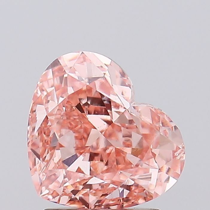 Loose Diamond - HEART 2.51ct Fancy Intense Pink VS2: Loose Diamond - HEART 2.51ct Fancy Intense Pink VS2 Source: This is a real non-mined Diamond that has been grown in a lab Shape: HEART Carats: 2.51 Color: Fancy Intense Pink Certification: IGI Video: