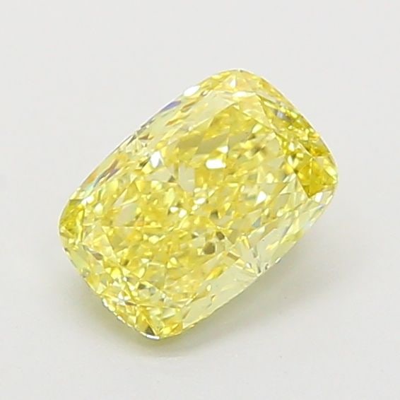 Loose Diamond - CUSHION MODIFIED 1.31ct Fancy Intense Yellow VS1: Loose Diamond - CUSHION MODIFIED 1.31ct Fancy Intense Yellow VS1 Source: This is a real non-mined Diamond that has been grown in a lab Shape: CUSHION MODIFIED Carats: 1.31 Color: Fancy Intense Yellow 
