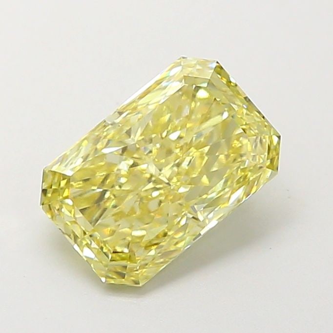Loose Diamond - RADIANT 1.85ct Fancy Intense Yellow VS1: Loose Diamond - RADIANT 1.85ct Fancy Intense Yellow VS1 Source: This is a real non-mined Diamond that has been grown in a lab Shape: RADIANT Carats: 1.85 Color: Fancy Intense Yellow Certification: IGI