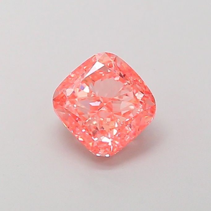 Loose Diamond - CUSHION BRILLIANT 1.15ct Fancy Vivid Pink VS1: Loose Diamond - CUSHION BRILLIANT 1.15ct Fancy Vivid Pink VS1 Source: This is a real non-mined Diamond that has been grown in a lab Shape: CUSHION BRILLIANT Carats: 1.15 Color: Fancy Vivid Pink Certif