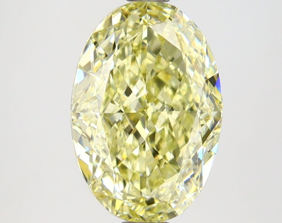 Loose Diamond - OVAL 2.83ct Fancy Intense Yellow VVS2: Loose Diamond - OVAL 2.83ct Fancy Intense Yellow VVS2 Source: This is a real non-mined Diamond that has been grown in a lab Shape: OVAL Carats: 2.83 Color: Fancy Intense Yellow Certification: IGI Vide