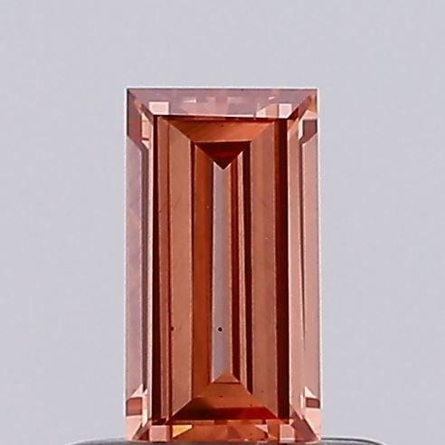Loose Diamond - BAGUETTE 0.34ct Fancy Intense Red VS1: Loose Diamond - BAGUETTE 0.34ct Fancy Intense Red VS1 Source: This is a real non-mined Diamond that has been grown in a lab Shape: BAGUETTE Carats: 0.34 Color: Fancy Intense Red Certification: NONE Vi