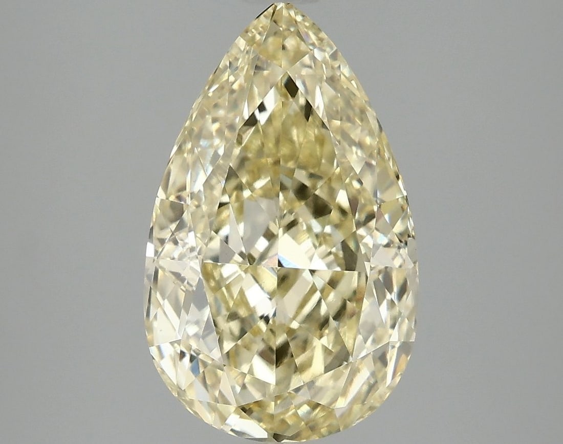 Loose Diamond - PEAR 3.01ct Fancy Intense Yellow VVS2: Loose Diamond - PEAR 3.01ct Fancy Intense Yellow VVS2 Source: This is a real non-mined Diamond that has been grown in a lab Shape: PEAR Carats: 3.01 Color: Fancy Intense Yellow Certification: IGI Vide