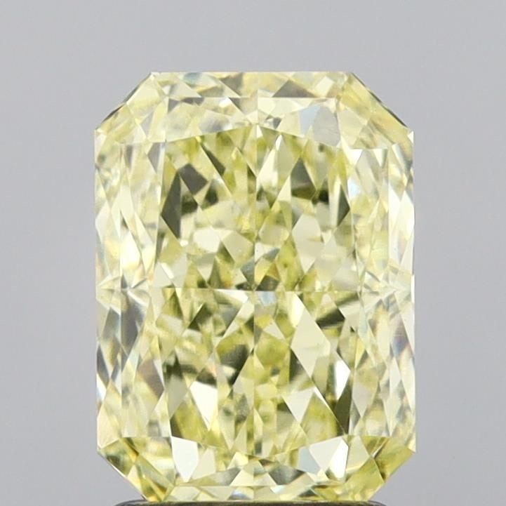 Loose Diamond - RADIANT 2.01ct Fancy Yellow VS1: Loose Diamond - RADIANT 2.01ct Fancy Yellow VS1 Source: This is a real non-mined Diamond that has been grown in a lab Shape: RADIANT Carats: 2.01 Color: Fancy Yellow Certification: IGI Video: