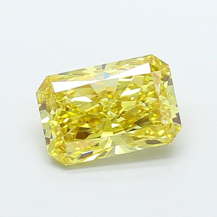 Loose Diamond - RADIANT 2.07ct Fancy Vivid Yellow VS1: Loose Diamond - RADIANT 2.07ct Fancy Vivid Yellow VS1 Source: This is a real non-mined Diamond that has been grown in a lab Shape: RADIANT Carats: 2.07 Color: Fancy Vivid Yellow Certification: IGI Vid