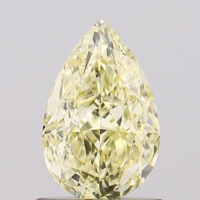 Loose Diamond - PEAR 1.01ct Fancy Light Yellow VS1: Loose Diamond - PEAR 1.01ct Fancy Light Yellow VS1 Source: This is a real non-mined Diamond that has been grown in a lab Shape: PEAR Carats: 1.01 Color: Fancy Light Yellow Certification: IGI Video:
