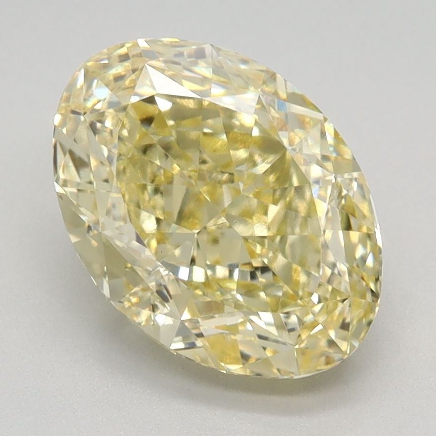 Loose Diamond - OVAL 2.35ct Fancy Intense Yellow VS1: Loose Diamond - OVAL 2.35ct Fancy Intense Yellow VS1 Source: This is a real non-mined Diamond that has been grown in a lab Shape: OVAL Carats: 2.35 Color: Fancy Intense Yellow Certification: IGI Video