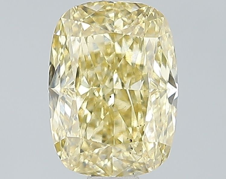 Loose Diamond - CUSHION MODIFIED 1.98ct Fancy Intense Yellow VS2: Loose Diamond - CUSHION MODIFIED 1.98ct Fancy Intense Yellow VS2 Source: This is a real non-mined Diamond that has been grown in a lab Shape: CUSHION MODIFIED Carats: 1.98 Color: Fancy Intense Yellow 