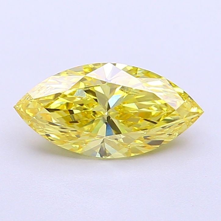 Loose Diamond - MARQUISE 1.12ct Fancy Vivid Yellow VS2: Loose Diamond - MARQUISE 1.12ct Fancy Vivid Yellow VS2 Source: This is a real non-mined Diamond that has been grown in a lab Shape: MARQUISE Carats: 1.12 Color: Fancy Vivid Yellow Certification: IGI V