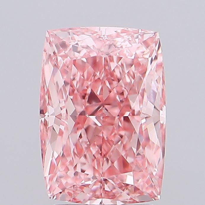 Loose Diamond - CUSHION MODIFIED 3.01ct Fancy Vivid Pink VS1: Loose Diamond - CUSHION MODIFIED 3.01ct Fancy Vivid Pink VS1 Source: This is a real non-mined Diamond that has been grown in a lab Shape: CUSHION MODIFIED Carats: 3.01 Color: Fancy Vivid Pink Certific