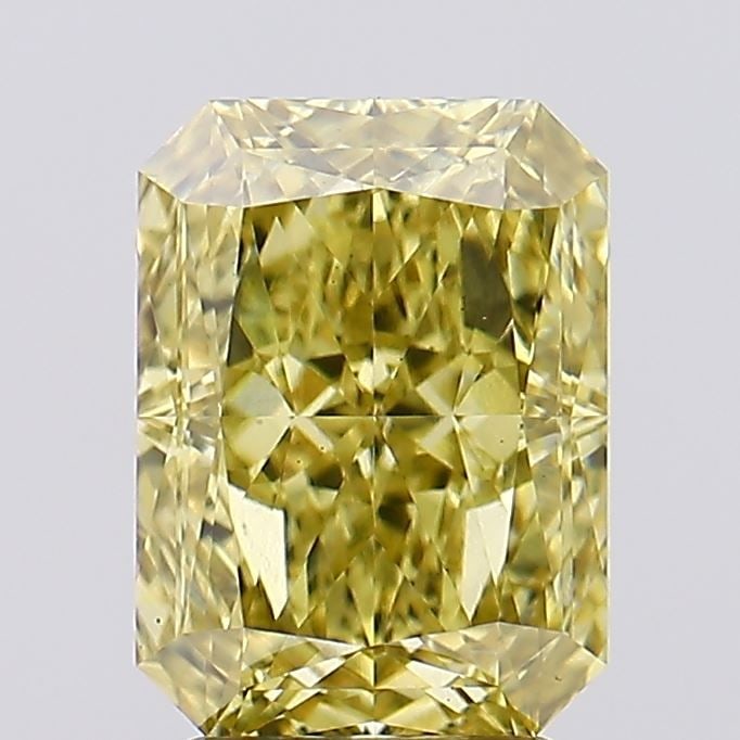Loose Diamond - RADIANT 3.41ct Fancy Vivid Yellow VS1: Loose Diamond - RADIANT 3.41ct Fancy Vivid Yellow VS1 Source: This is a real non-mined Diamond that has been grown in a lab Shape: RADIANT Carats: 3.41 Color: Fancy Vivid Yellow Certification: IGI Vid