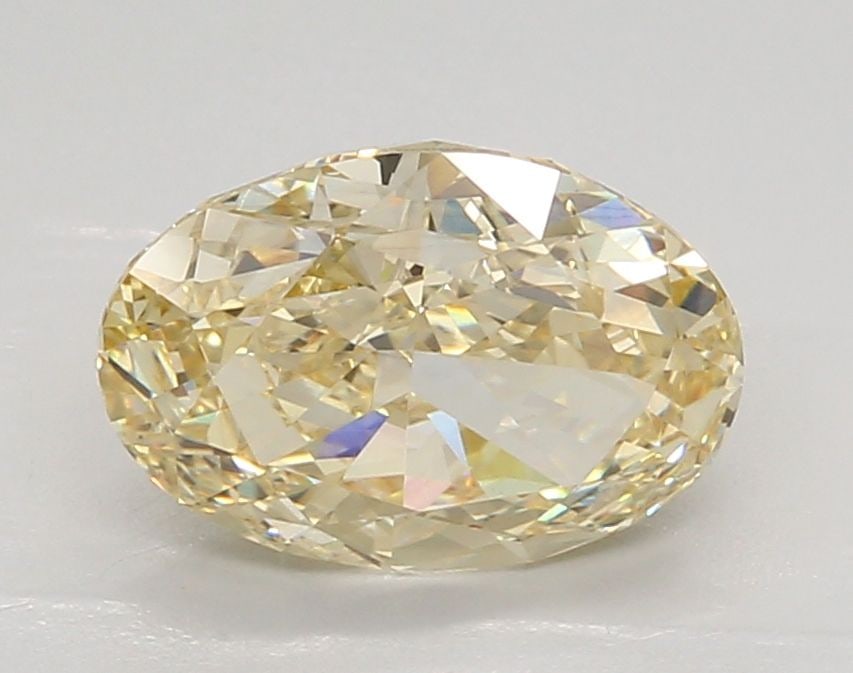 Loose Diamond - OVAL 2.57ct Fancy Intense Yellow VVS2: Loose Diamond - OVAL 2.57ct Fancy Intense Yellow VVS2 Source: This is a real non-mined Diamond that has been grown in a lab Shape: OVAL Carats: 2.57 Color: Fancy Intense Yellow Certification: IGI Vide