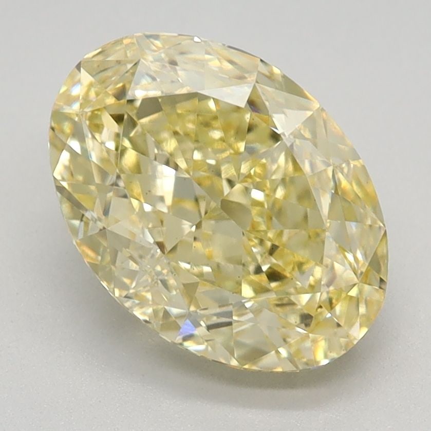 Loose Diamond - OVAL 2.21ct Fancy Intense Yellow VS1: Loose Diamond - OVAL 2.21ct Fancy Intense Yellow VS1 Source: This is a real non-mined Diamond that has been grown in a lab Shape: OVAL Carats: 2.21 Color: Fancy Intense Yellow Certification: IGI Video
