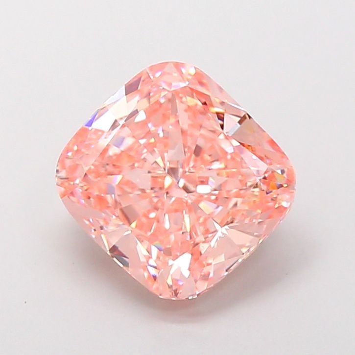 Loose Diamond - CUSHION MODIFIED 5.02ct Fancy Vivid Pink VS1: Loose Diamond - CUSHION MODIFIED 5.02ct Fancy Vivid Pink VS1 Source: This is a real non-mined Diamond that has been grown in a lab Shape: CUSHION MODIFIED Carats: 5.02 Color: Fancy Vivid Pink Certific