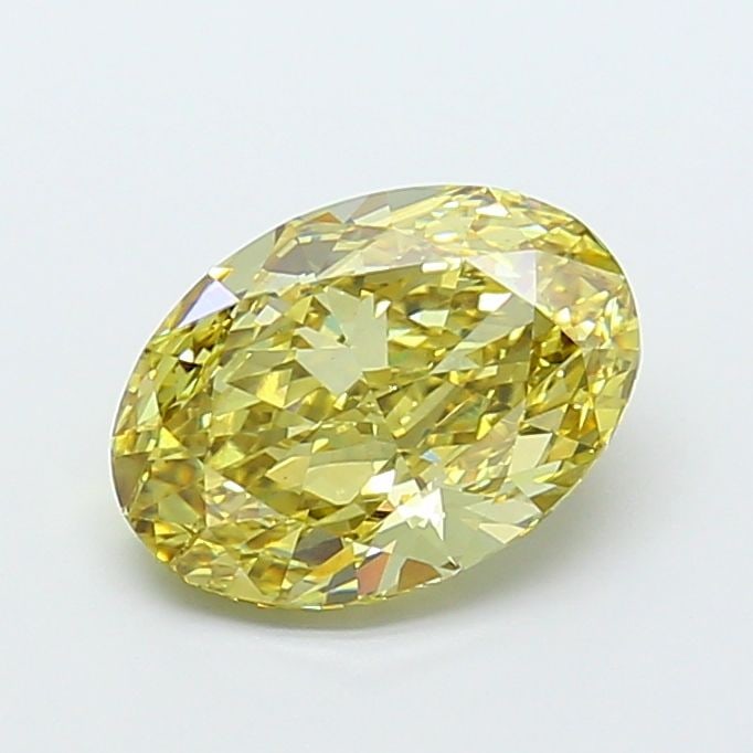 Loose Diamond - OVAL 4.25ct Fancy Intense Yellow VS1: Loose Diamond - OVAL 4.25ct Fancy Intense Yellow VS1 Source: This is a real non-mined Diamond that has been grown in a lab Shape: OVAL Carats: 4.25 Color: Fancy Intense Yellow Certification: IGI Video