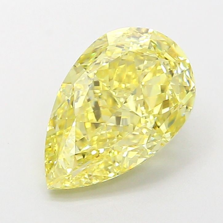 Loose Diamond - PEAR 2.81ct Fancy Intense Yellow VS1: Loose Diamond - PEAR 2.81ct Fancy Intense Yellow VS1 Source: This is a real non-mined Diamond that has been grown in a lab Shape: PEAR Carats: 2.81 Color: Fancy Intense Yellow Certification: IGI Video