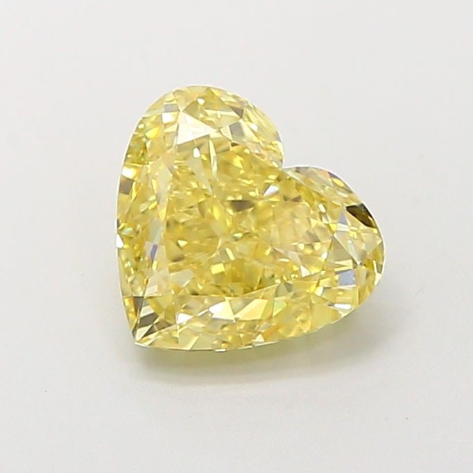 Loose Diamond - HEART 1.5ct Fancy Intense Yellow VS1: Loose Diamond - HEART 1.5ct Fancy Intense Yellow VS1 Source: This is a real non-mined Diamond that has been grown in a lab Shape: HEART Carats: 1.5 Color: Fancy Intense Yellow Certification: IGI Video