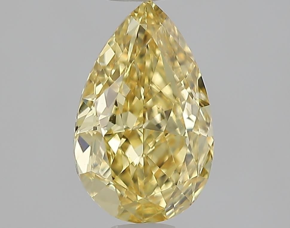 Loose Diamond - PEAR 1.09ct Fancy Intense Yellow VVS2: Loose Diamond - PEAR 1.09ct Fancy Intense Yellow VVS2 Source: This is a real non-mined Diamond that has been grown in a lab Shape: PEAR Carats: 1.09 Color: Fancy Intense Yellow Certification: IGI Vide