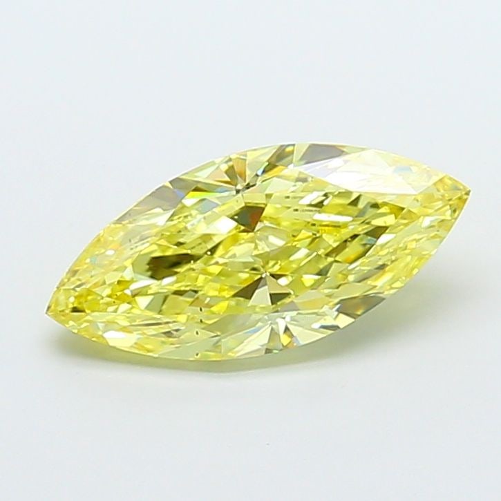 Loose Diamond - MARQUISE 3.0ct Fancy Intense Yellow VS2: Loose Diamond - MARQUISE 3.0ct Fancy Intense Yellow VS2 Source: This is a real non-mined Diamond that has been grown in a lab Shape: MARQUISE Carats: 3.0 Color: Fancy Intense Yellow Certification: IGI