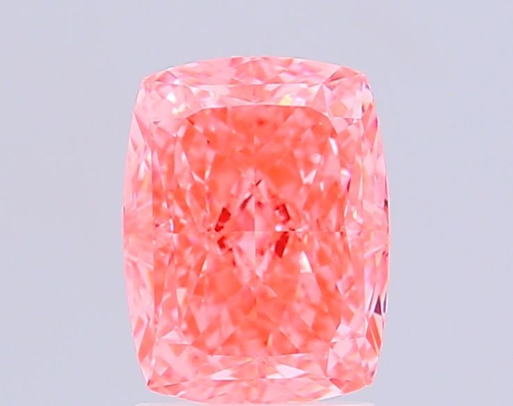 Loose Diamond - CUSHION MODIFIED 3.12ct Fancy Vivid Pink VVS2: Loose Diamond - CUSHION MODIFIED 3.12ct Fancy Vivid Pink VVS2 Source: This is a real non-mined Diamond that has been grown in a lab Shape: CUSHION MODIFIED Carats: 3.12 Color: Fancy Vivid Pink Certifi