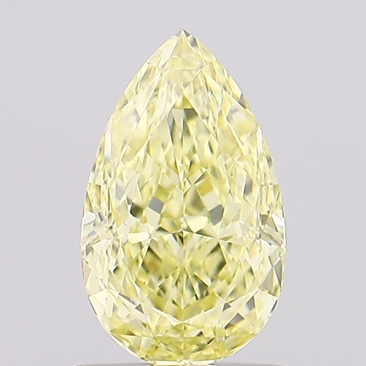 Loose Diamond - PEAR 1.04ct Fancy Yellow VS1: Loose Diamond - PEAR 1.04ct Fancy Yellow VS1 Source: This is a real non-mined Diamond that has been grown in a lab Shape: PEAR Carats: 1.04 Color: Fancy Yellow Certification: IGI Video: