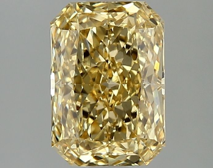 Loose Diamond - RADIANT 2.1ct Fancy Intense Yellow VS1: Loose Diamond - RADIANT 2.1ct Fancy Intense Yellow VS1 Source: This is a real non-mined Diamond that has been grown in a lab Shape: RADIANT Carats: 2.1 Color: Fancy Intense Yellow Certification: IGI V