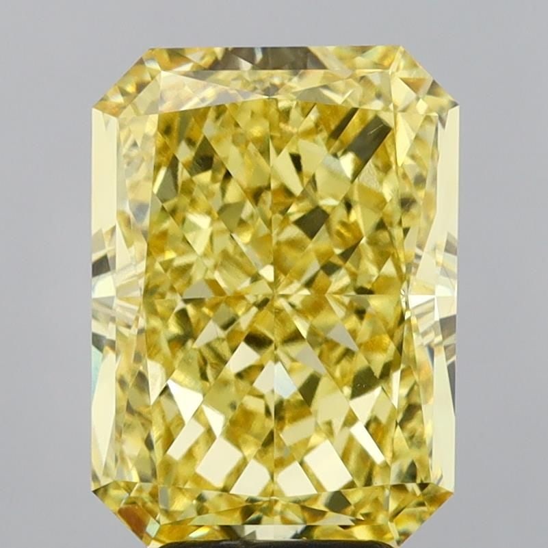 Loose Diamond - RADIANT 5.43ct Fancy Intense Yellow VS1: Loose Diamond - RADIANT 5.43ct Fancy Intense Yellow VS1 Source: This is a real non-mined Diamond that has been grown in a lab Shape: RADIANT Carats: 5.43 Color: Fancy Intense Yellow Certification: IGI