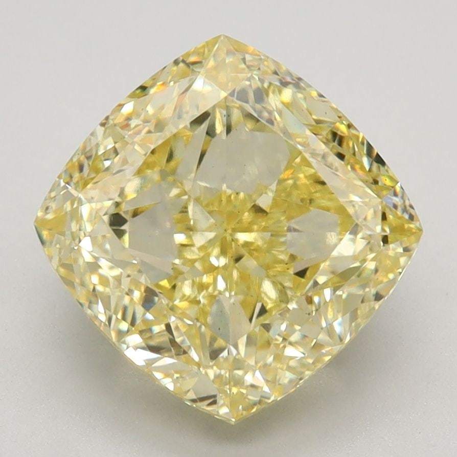 Loose Diamond - CUSHION MODIFIED 3.63ct Fancy Intense Yellow VS2: Loose Diamond - CUSHION MODIFIED 3.63ct Fancy Intense Yellow VS2 Source: This is a real non-mined Diamond that has been grown in a lab Shape: CUSHION MODIFIED Carats: 3.63 Color: Fancy Intense Yellow 