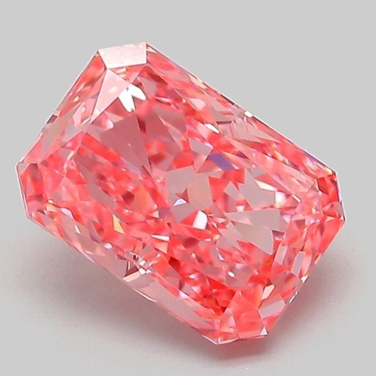 Loose Diamond - RADIANT 2.08ct Fancy Vivid Pink VVS2: Loose Diamond - RADIANT 2.08ct Fancy Vivid Pink VVS2 Source: This is a real non-mined Diamond that has been grown in a lab Shape: RADIANT Carats: 2.08 Color: Fancy Vivid Pink Certification: IGI Video: