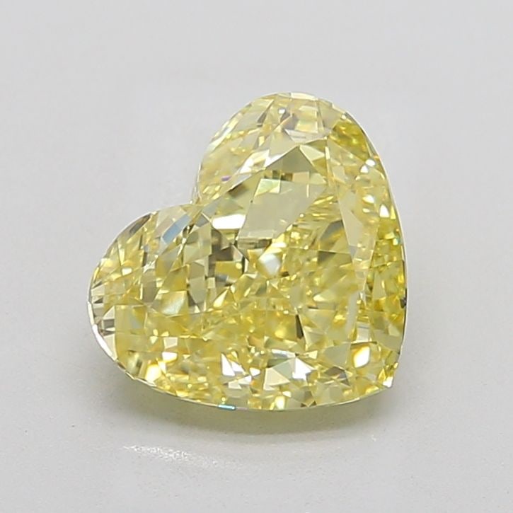 Loose Diamond - HEART 3.25ct Fancy Intense Yellow VS1: Loose Diamond - HEART 3.25ct Fancy Intense Yellow VS1 Source: This is a real non-mined Diamond that has been grown in a lab Shape: HEART Carats: 3.25 Color: Fancy Intense Yellow Certification: IGI Vid