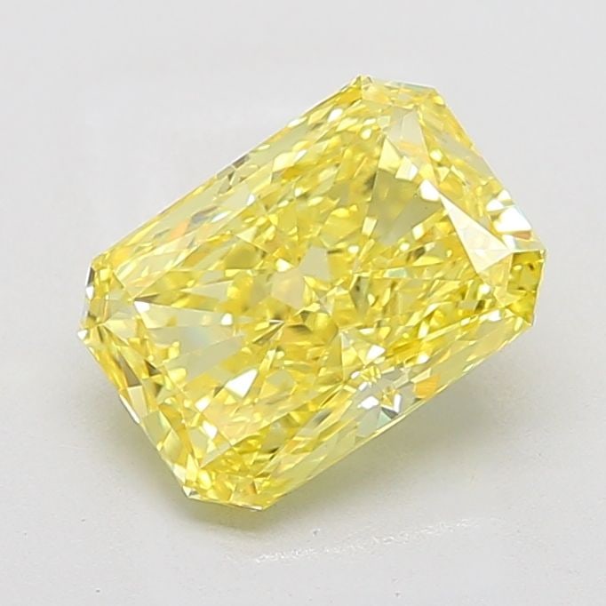 Loose Diamond - RADIANT 3.32ct Fancy Vivid Yellow VS1: Loose Diamond - RADIANT 3.32ct Fancy Vivid Yellow VS1 Source: This is a real non-mined Diamond that has been grown in a lab Shape: RADIANT Carats: 3.32 Color: Fancy Vivid Yellow Certification: IGI The