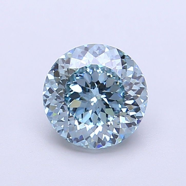 Loose Diamond - ROUND 1.41ct Fancy Intense Blue VVS2: Loose Diamond - ROUND 1.41ct Fancy Intense Blue VVS2 Source: This is a real non-mined Diamond that has been grown in a lab Shape: ROUND Carats: 1.41 Color: Fancy Intense Blue Certification: IGI Video: