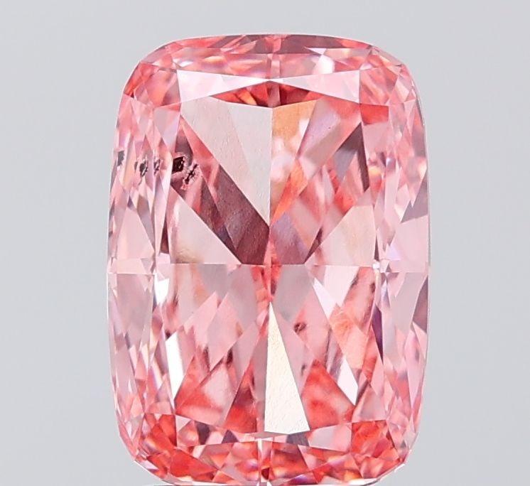Loose Diamond - CUSHION MODIFIED 3.18ct Fancy Vivid Pink SI1: Loose Diamond - CUSHION MODIFIED 3.18ct Fancy Vivid Pink SI1 Source: This is a real non-mined Diamond that has been grown in a lab Shape: CUSHION MODIFIED Carats: 3.18 Color: Fancy Vivid Pink Certific