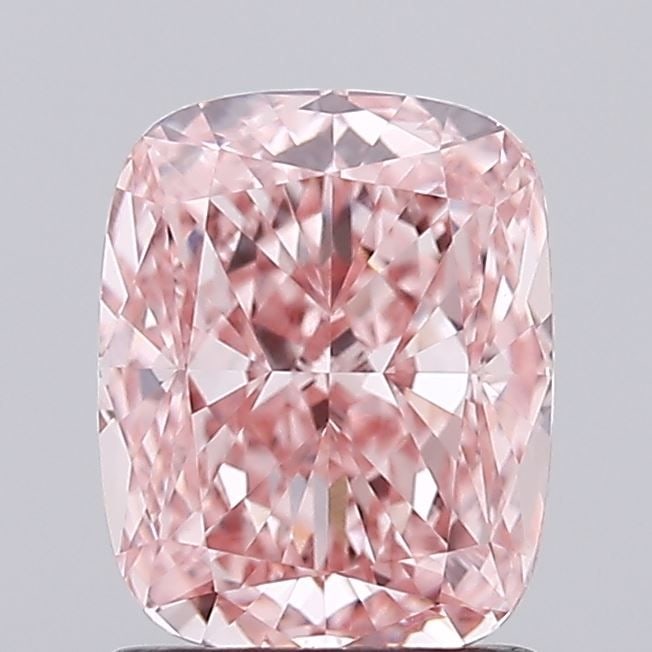 Loose Diamond - CUSHION MODIFIED 1.5ct Fancy Vivid Pink VS2: Loose Diamond - CUSHION MODIFIED 1.5ct Fancy Vivid Pink VS2 Source: This is a real non-mined Diamond that has been grown in a lab Shape: CUSHION MODIFIED Carats: 1.5 Color: Fancy Vivid Pink Certificat