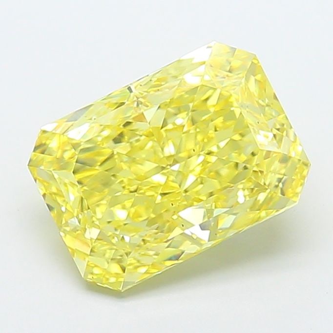 Loose Diamond - RADIANT 4.03ct Fancy Vivid Yellow VS2: Loose Diamond - RADIANT 4.03ct Fancy Vivid Yellow VS2 Source: This is a real non-mined Diamond that has been grown in a lab Shape: RADIANT Carats: 4.03 Color: Fancy Vivid Yellow Certification: IGI Vid