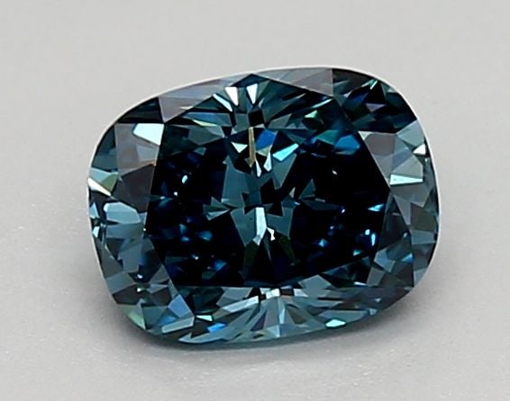 Loose Diamond - CUSHION MODIFIED 0.66ct Fancy Vivid Blue VS2: Loose Diamond - CUSHION MODIFIED 0.66ct Fancy Vivid Blue VS2 Source: This is a real non-mined Diamond that has been grown in a lab Shape: CUSHION MODIFIED Carats: 0.66 Color: Fancy Vivid Blue Certific