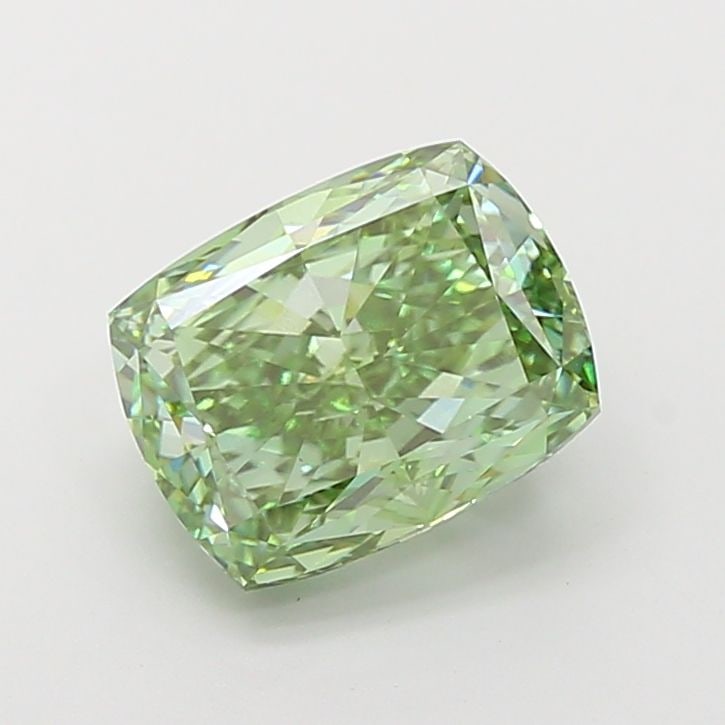 Loose Diamond - CUSHION MODIFIED 4.75ct Fancy Vivid Green VS1: Loose Diamond - CUSHION MODIFIED 4.75ct Fancy Vivid Green VS1 Source: This is a real non-mined Diamond that has been grown in a lab Shape: CUSHION MODIFIED Carats: 4.75 Color: Fancy Vivid Green Certif