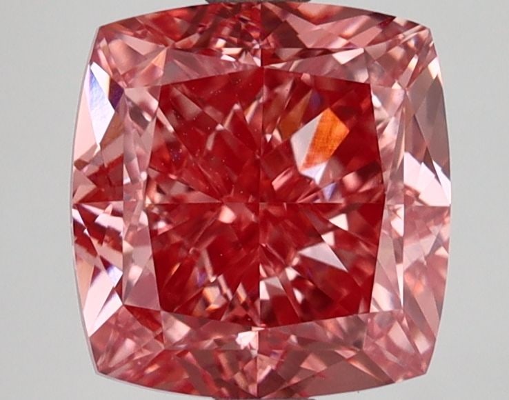 Loose Diamond - CUSHION MODIFIED 3.07ct Fancy Vivid Pink VVS2: Loose Diamond - CUSHION MODIFIED 3.07ct Fancy Vivid Pink VVS2 Source: This is a real non-mined Diamond that has been grown in a lab Shape: CUSHION MODIFIED Carats: 3.07 Color: Fancy Vivid Pink Certifi