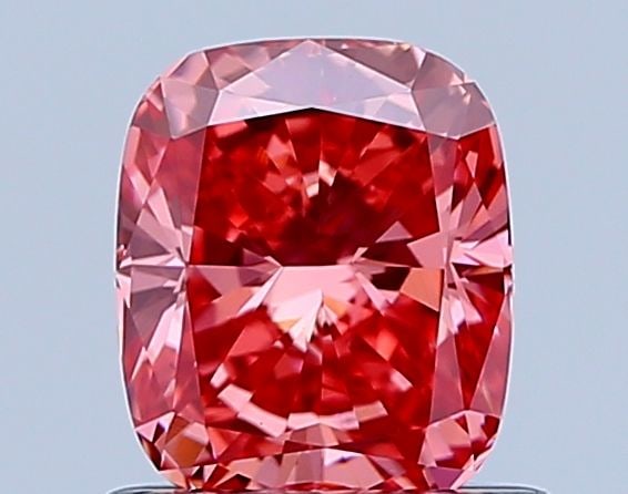 Loose Diamond - CUSHION BRILLIANT 0.86ct Fancy Vivid Pink VVS1: Loose Diamond - CUSHION BRILLIANT 0.86ct Fancy Vivid Pink VVS1 Source: This is a real non-mined Diamond that has been grown in a lab Shape: CUSHION BRILLIANT Carats: 0.86 Color: Fancy Vivid Pink Certi