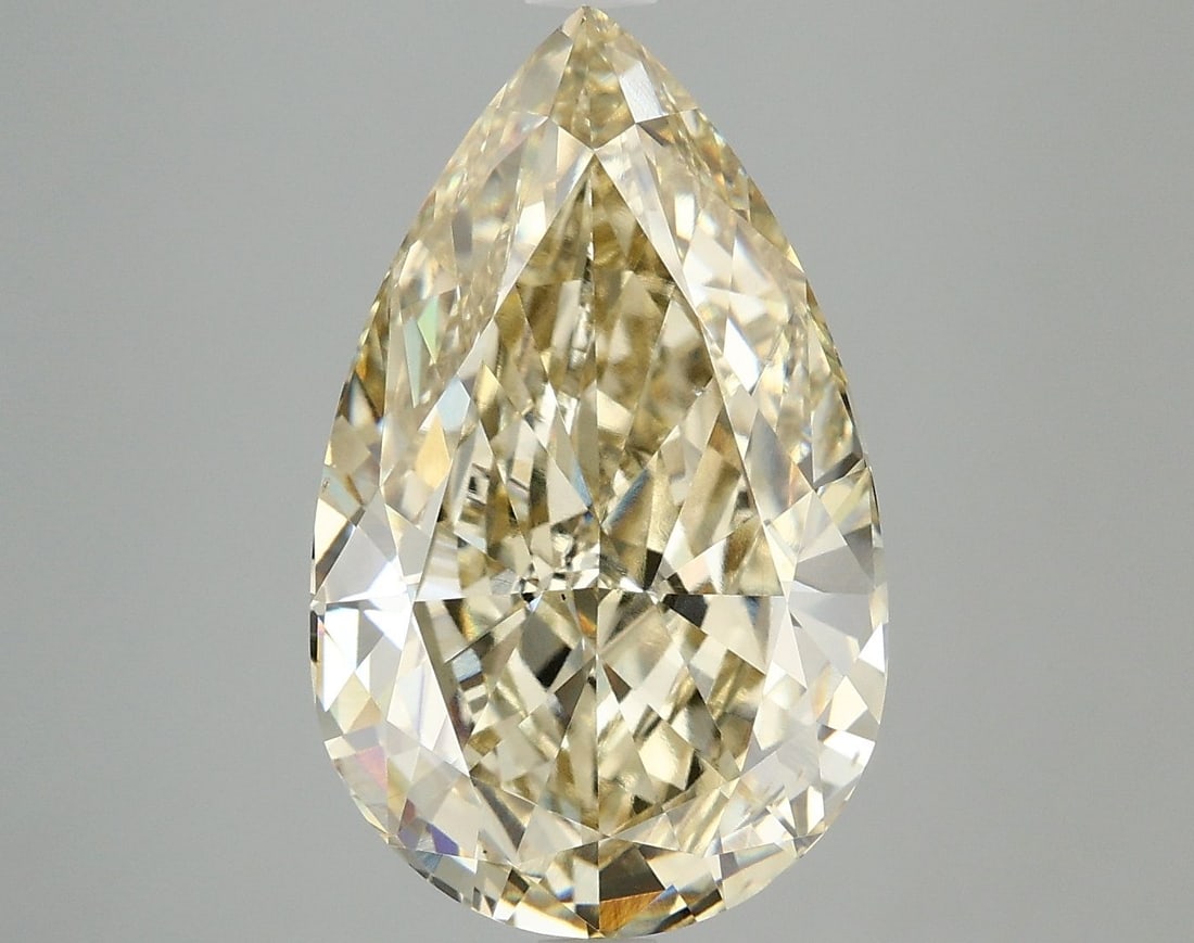 Loose Diamond - PEAR 7.4ct Fancy Yellow VS2: Loose Diamond - PEAR 7.4ct Fancy Yellow VS2 Source: This is a real non-mined Diamond that has been grown in a lab Shape: PEAR Carats: 7.4 Color: Fancy Yellow Certification: IGI Video: